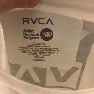 RVCA Shirts - RVCA white tee shirt RVCA Shirts - RVCA white tee shirt